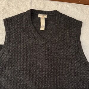 EUC Dockers Cable Knit Pullover Sweater Vest VTG 90s Y2K Grandpa Vintage